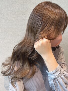 テラスヘアラボ 新潟駅南(TERRACEhairLab.) 【透明感ミルクティーベージュ】