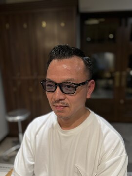 リバレッジ 広尾(Leverage) 海外大人七三フェード