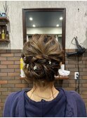 ヘアセット/ヘアアレンジ/編み込み/