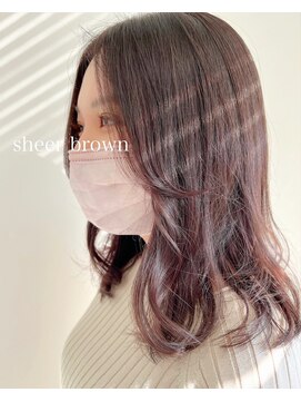 ベルフェミンクレイル(Belle femin CLAIRE) sheer brown★masami style
