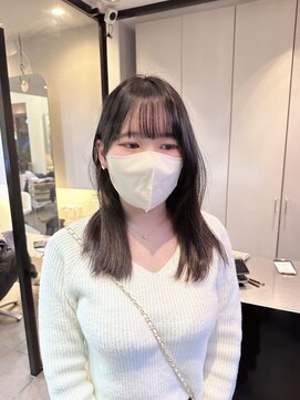 インデックスヘアー 錦糸町店(in'dex hair) 髪質改善グレージュカラーカーキベージュレイヤーロング錦糸町