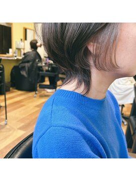 アローズ 栄町店(HELLO'S) 《HELLO'S 栄町店》 インナーカラー × ボブルフ 【佐藤 翔太】