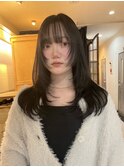 流行りの姫カット 似合わせレイヤースタイル