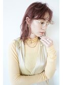 ピンクベージュダブルカラーブリーチ新潟西区 小新