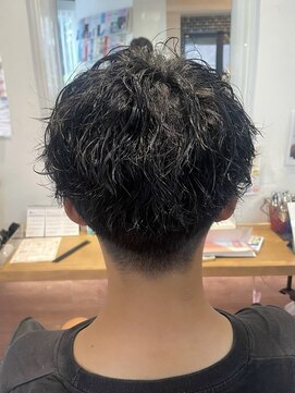 スノードロップ 高円寺店(Snowdrop) ダークアッシュ/アッシュブラック/カルマパーマ/ベリーショート