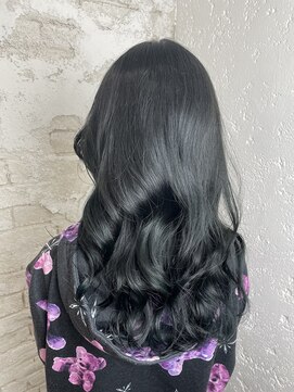 プライズ 成増店(prize) 韓国風ブルーブラックシアーカラー成増地下鉄成増