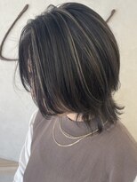 リンク(Link)&nbsp;白髪ぼかしハイライト/Aujuaサロン/髪質改善ストレート/平塚