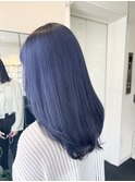 【W_SALON 河原町】ネイビー/大人綺麗