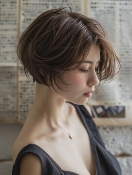 アルトリスト(Altruist Aging×HAIR&SPA) ☆イメチェンピンクベージュアンブレラカラー前髪クールショート