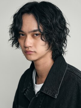 フゥ 宇都宮(FeU) 波巻きスパイラルパーマメンズマッシュパーマツイストパーマ