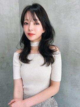 オーウェル 銀座(Owelle) Cheri銀座　透明感ブラック×くびれヘア