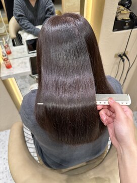 プアメリア 名古屋(Puamelia) 髪質改善/酸熱トリートメント/ケアカラー/チョコレートブラウン