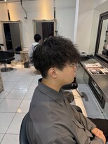 アイズ 海老名(AIZU)&nbsp;ツイストスパイラルパーマ　ツイストパーマ　メンズパーマ　眉毛