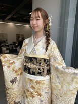 ロールアップスリーブス(ROLL UP SLEEVES)&nbsp;成人式ヘアセット