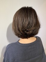 ピアーネ 三宮トアロード店(PIANE)&nbsp;大人かわいいショートボブ◇オリーブグレー
