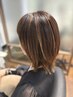 【少しの変化を求めたい方】カット+ハイライト　￥13750