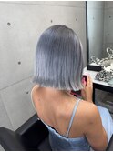 バレイヤージュハイライトケアブリーチホワイトグレーシルバー