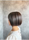シンプル丸みボブ♪