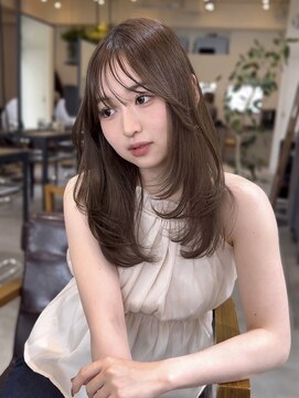 コート 表参道(Cote) 美髪レイヤーカット/顔まわりレイヤー/ロングレイヤ 一/前髪