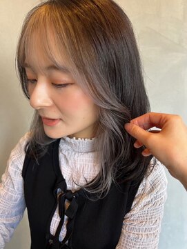 ラヴィズム 長岡店(LUVISM) 韓国/顔周りレイヤー/ダブルカラー/ベージュ/前髪新潟長岡宮関