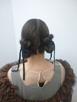 ランリ 金山 名古屋(Ranri)&nbsp;【ツインお団子】　金山/東別院/名古屋/ヘアアレンジ