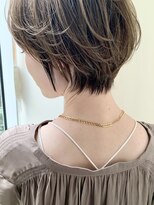 ロンドグロワール 大宮(Lond Gloire)&nbsp;グランマッシュ/オリーブグレー/ショート/ヘイリーボブ/前髪