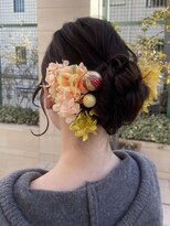 スタイル 成城学園前(STYLE) 和装・洋装 どちらにも合う【低めふわふわアップスタイル】