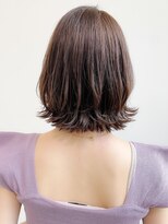 トゥーナ 表参道(tona) ミディアムレイヤー、外ハネボブ、グレージュ、脱白髪染め☆