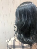 アース 戸塚店(HAIR&MAKE EARTH)&nbsp;ブルーブラックカラー