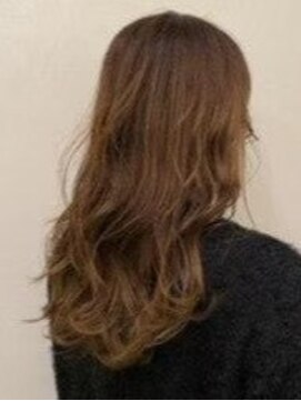 エイム ヘア リンク 長津田店(eim hair rink) ウェーブロング/ニュアンスブラウン/20代30代40代/長津田駅