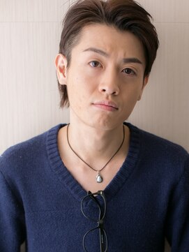 モッズヘアー メン 戸田公園店(mod's hair men) ダークアッシュ大人オールバック短髪フェードスタイルi戸田公園