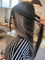 フレリス(FreRis)&nbsp;色落ちまで可愛いホワイトグレージュインナーカラー