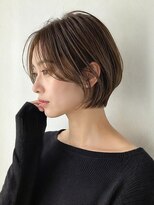 レス 仙台(Less)&nbsp;丸みコンパクトボブ × 大人ショートヘア