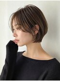 丸みコンパクトボブ × 大人ショートヘア