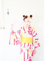 ホワイトルーム(White Room)&nbsp;浴衣のお団子アップスタイル☆