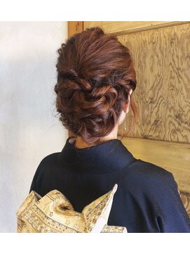 ムードコア(mu;d-Coa) 【mu;d-coa横浜】 着物にピッタリ!和装ヘア