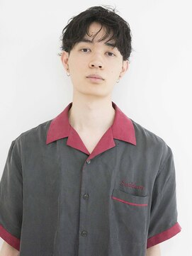 ソーコ 渋谷(SOCO) SUN/セミウエットワイルドツーブロッククラウドマッシュ