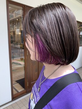 ジェービーヘア 稲毛(jb hair) インナーカラーボブ　【稲毛】