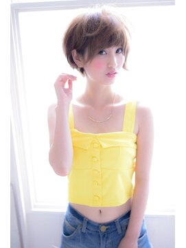 ライリー(riley) rileyふんわりナチュラルワンカールショートボブ