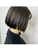 切りっぱなしボブ
