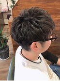 刈り上げツーブロック×フォルム調整パーマ♪