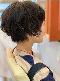 クセ毛風パーマ