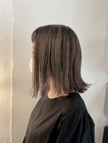 カゼ ダイカンヤマ Kaze DAIKANYAMA&nbsp;お客様_ダークグレージュの白髪染めマイクロウィービング