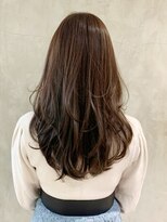 アイティーバイアルバム 松戸店(IT by ALBUM)&nbsp;ロングレイヤー_ミニウルフテラコッタくすみブルー_ba325912