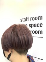 ヘアブランコブランコ 横浜(hair blanco_blanco)&nbsp;ボブルフ/艶ボルドー/こなれハイトーン/プレミアムカラー[横浜]