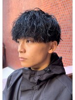 サロン ド ロイ(Salon de Roi)&nbsp;ツイストスパイラルメンズツーブロアップバング六甲三宮神戸