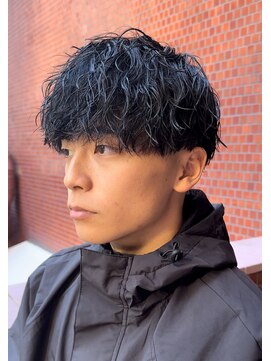 サロン ド ロイ(Salon de Roi) ツイストスパイラルメンズツーブロアップバング六甲三宮神戸