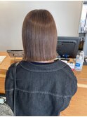 20代30代切りっぱなしボブ