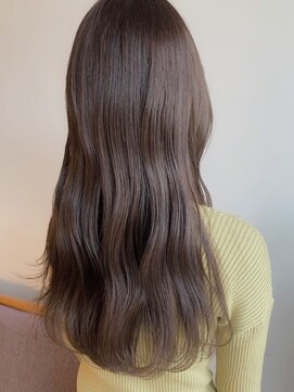 オッジ 西新店(Oggi) ミルクティーベージュ　ロングウェーブ