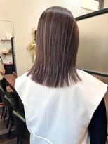 プチメゾントウキョウ(Petit Maison Tokyo) 切りっぱなしボブ_ハイライトカラー